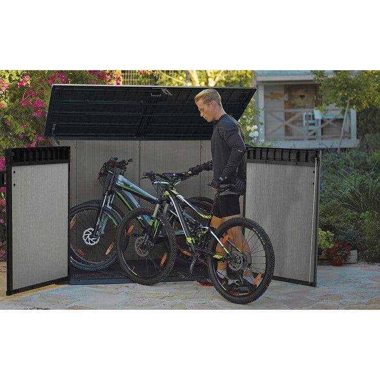 Keter 6′ x 3′ Oakland Grande Store Heavy Duty Plastic Shed – Grey