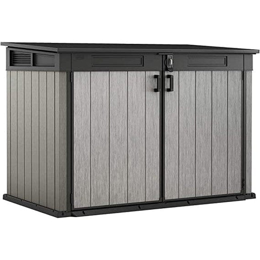 Keter 6′ x 3′ Oakland Grande Store Heavy Duty Plastic Shed – Grey