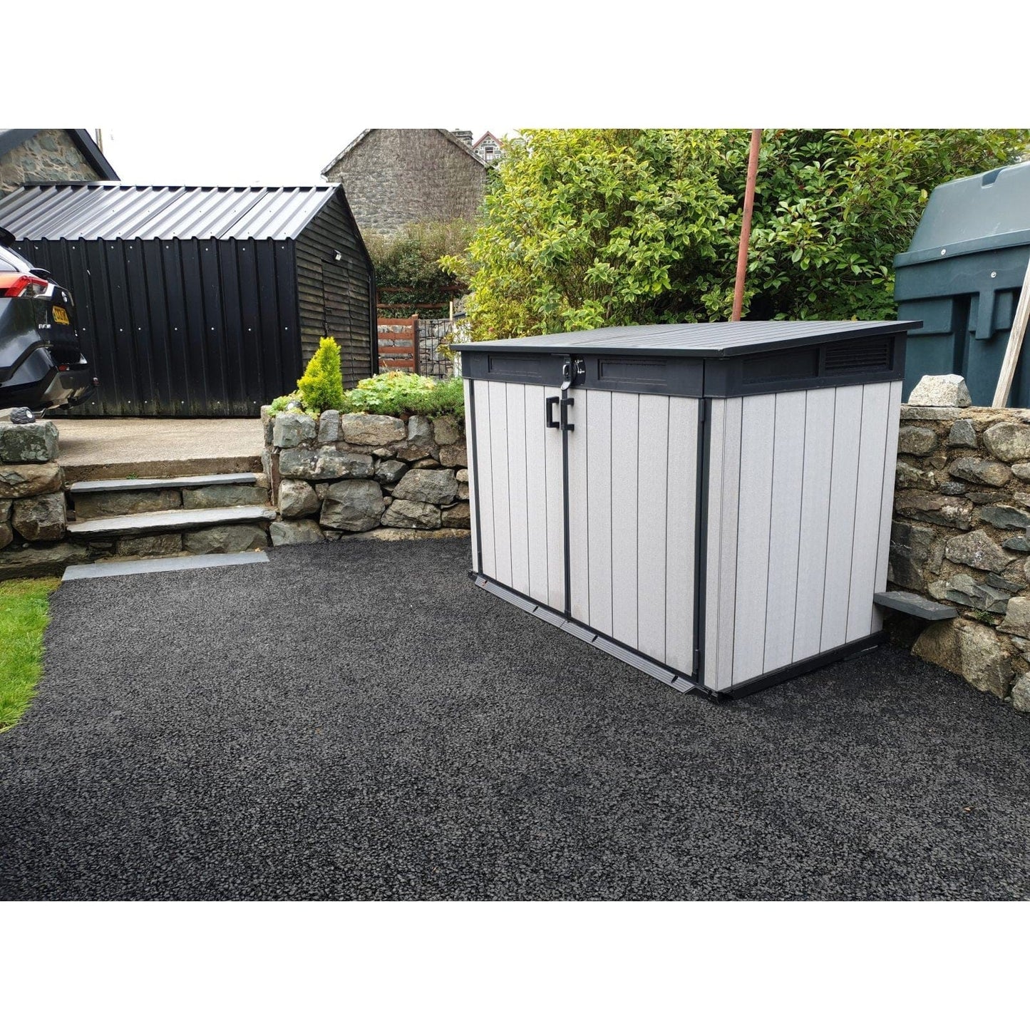 Keter 6′ x 3′ Oakland Grande Store Heavy Duty Plastic Shed – Grey