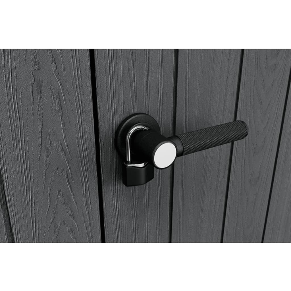 Keter 4’x2′ Cortina Alto Heavy Duty Vertical Plastic Garden Shed with Shelves